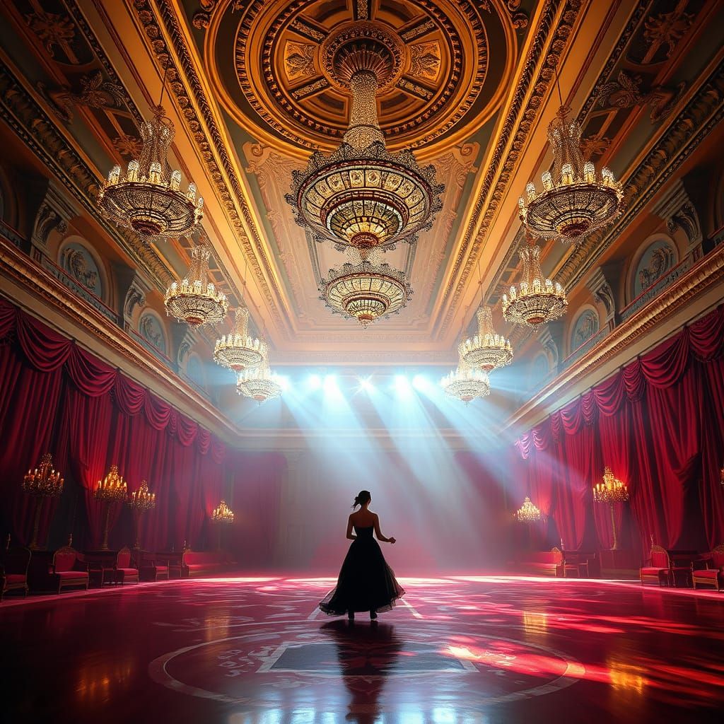 Farewell Waltz: A Maximalist Digital Painting