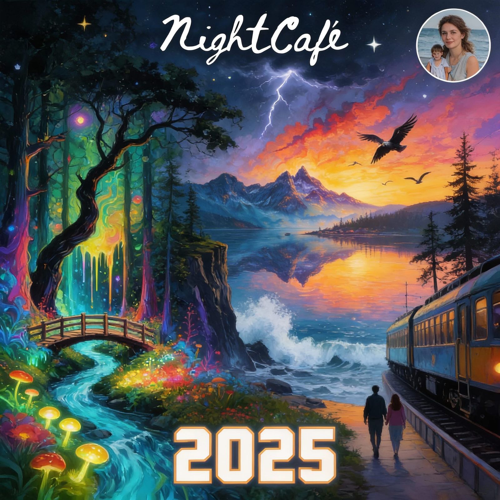 AI Art Collage: Best NightCafe Creations of 2025