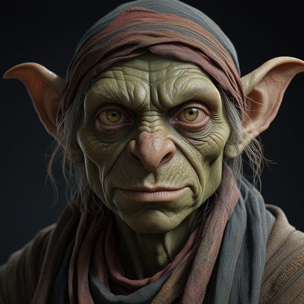 Goblin Artisan in Muted Triadic Colors