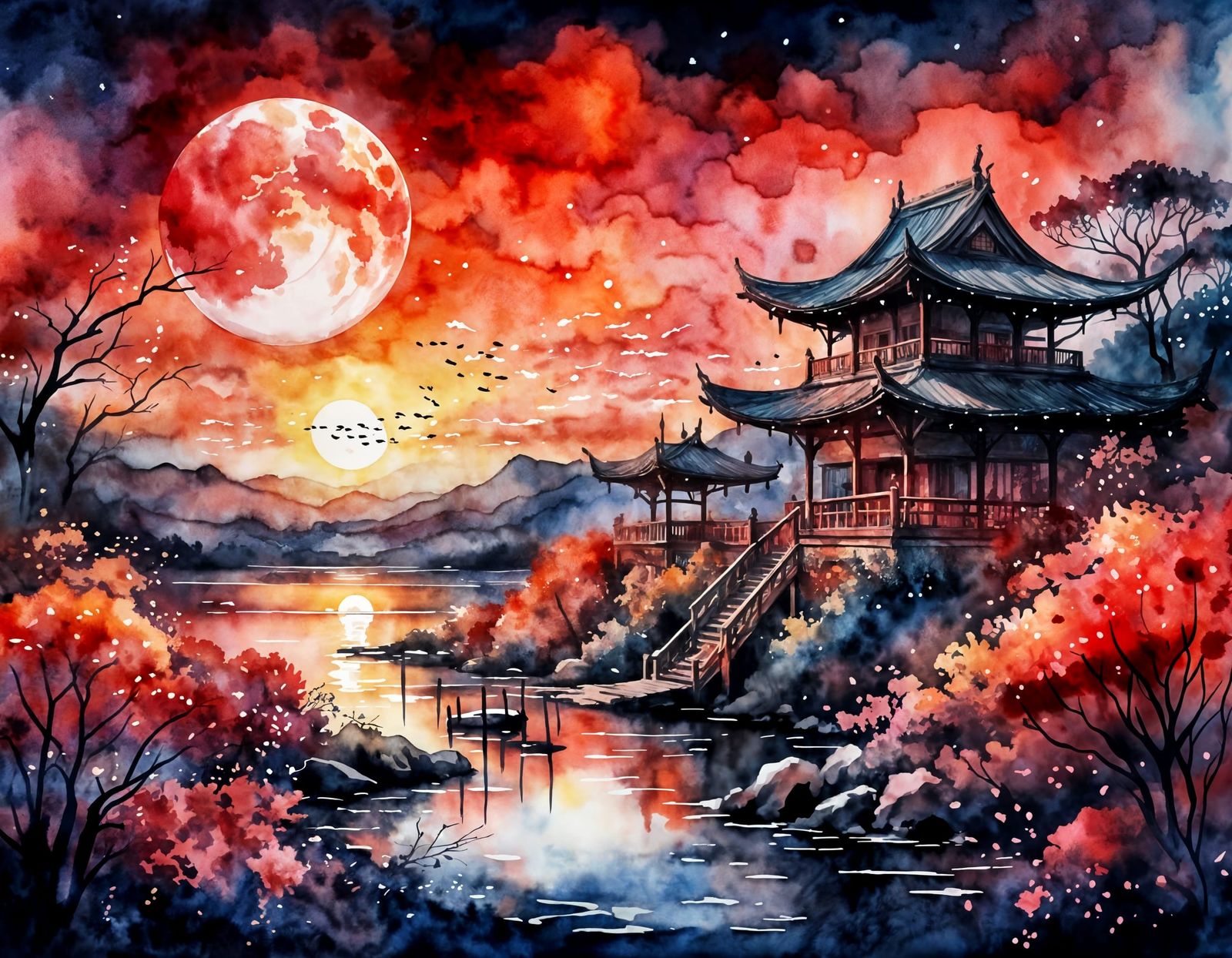 When the moon and Sun meet...