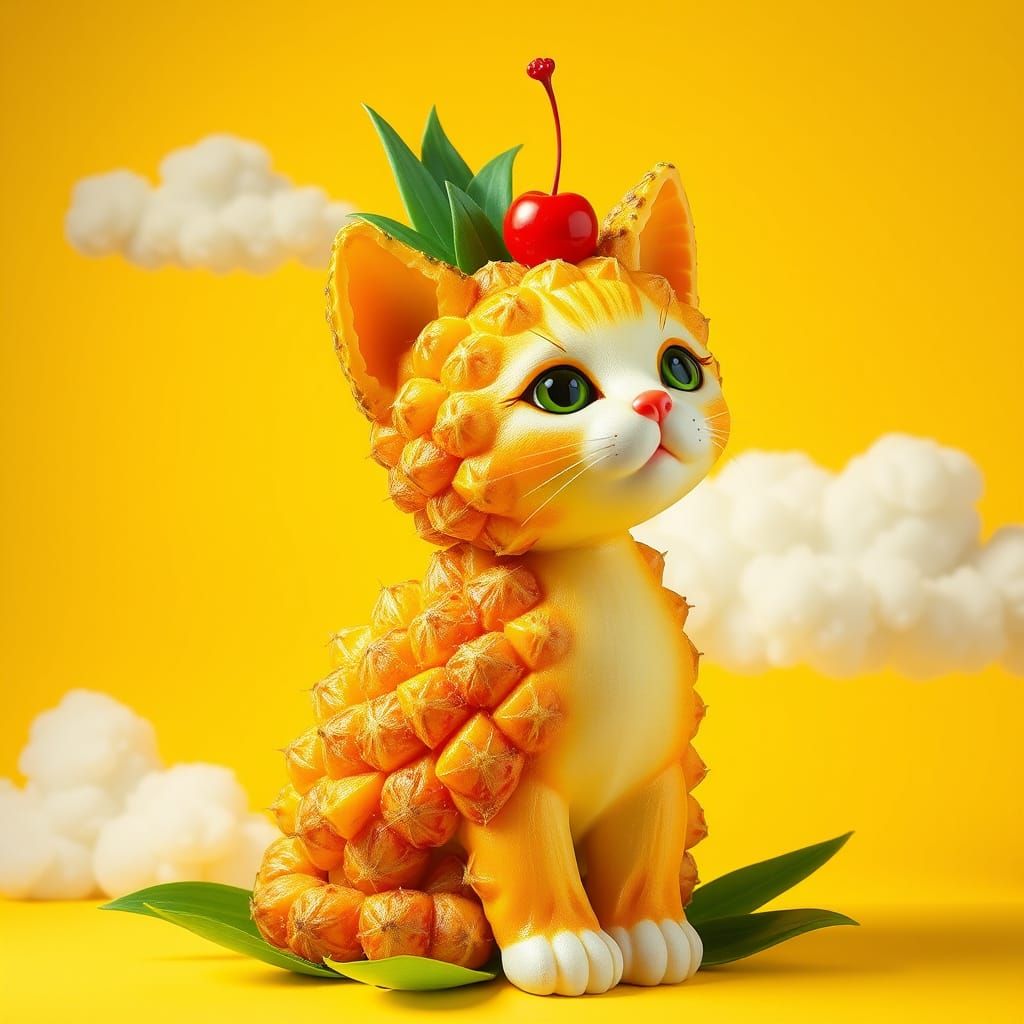 Pineapple Kitten