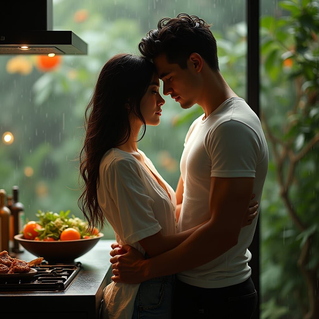 Sultry Beauty in a Modern Oasis