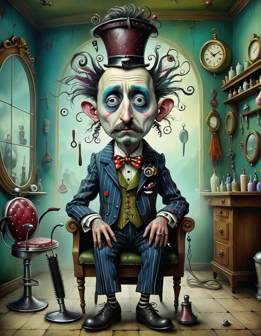 Tim Burton's crazy barber