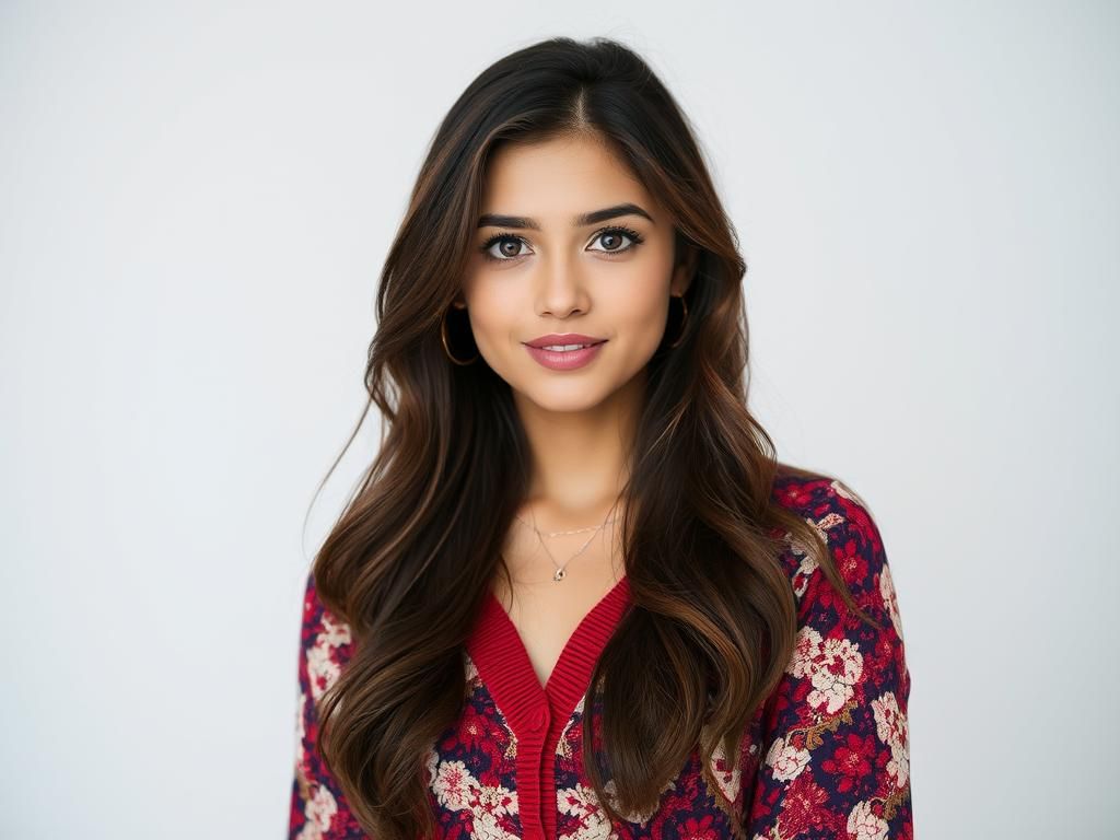 Portrait of a Beautiful Young Woman