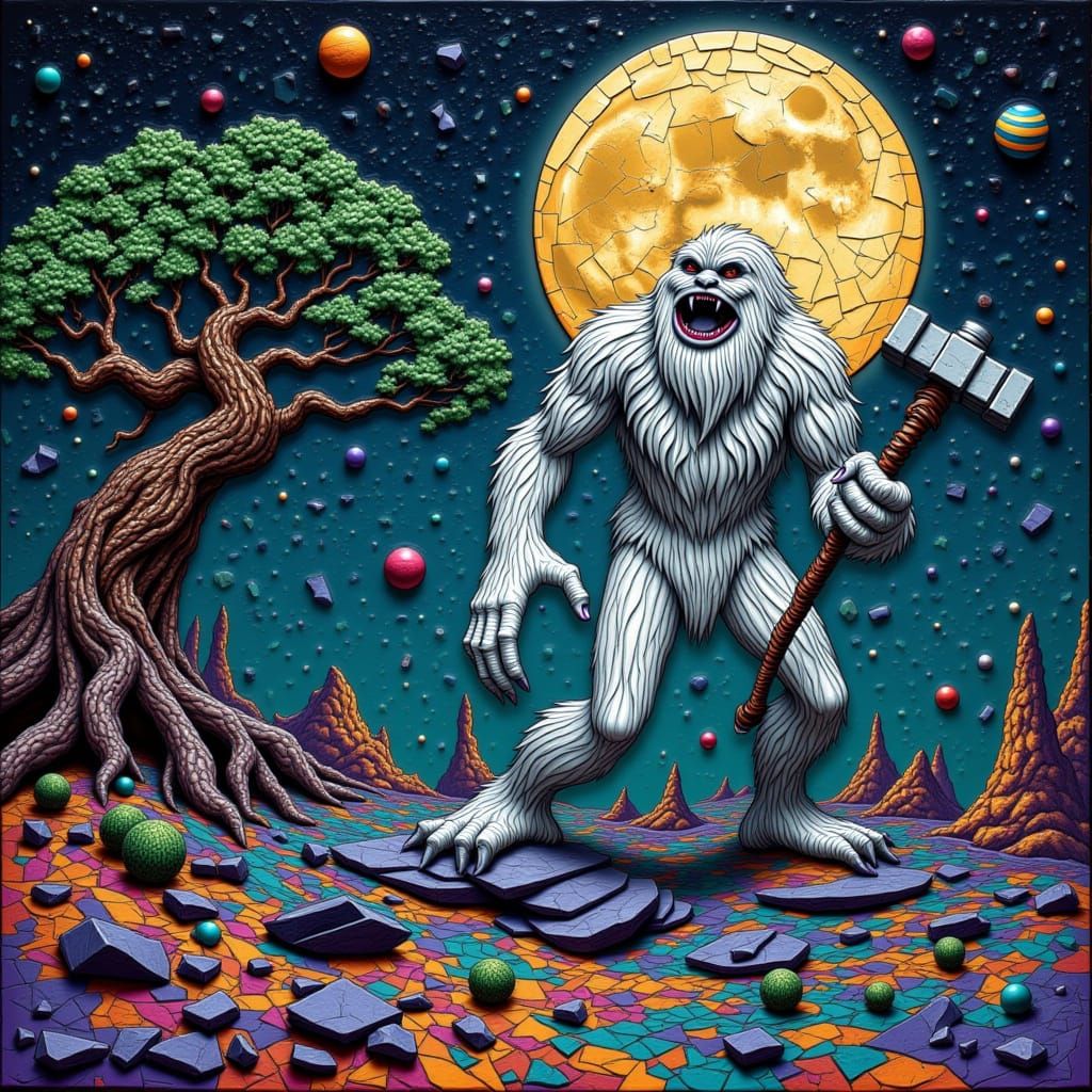 Trippy Yeti Creation
