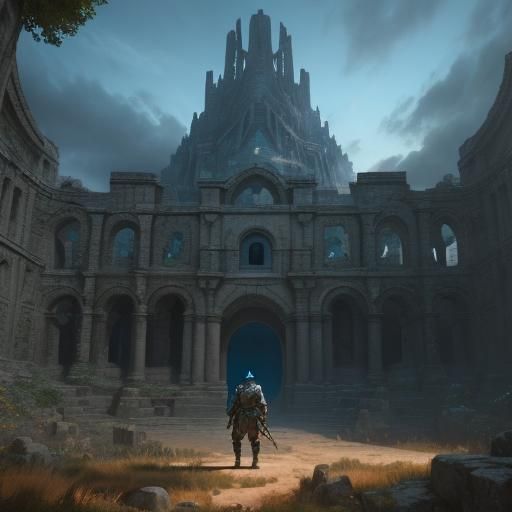 John Cena in Mystical Arena: Fantasy Concept Art