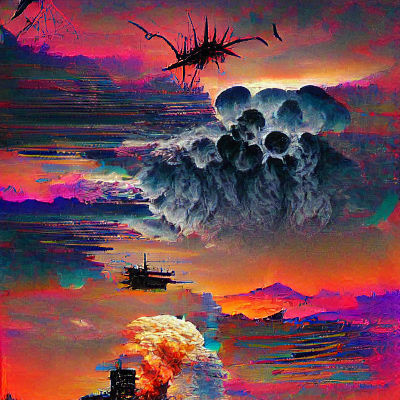 AI Generated Apocalypse Landscape