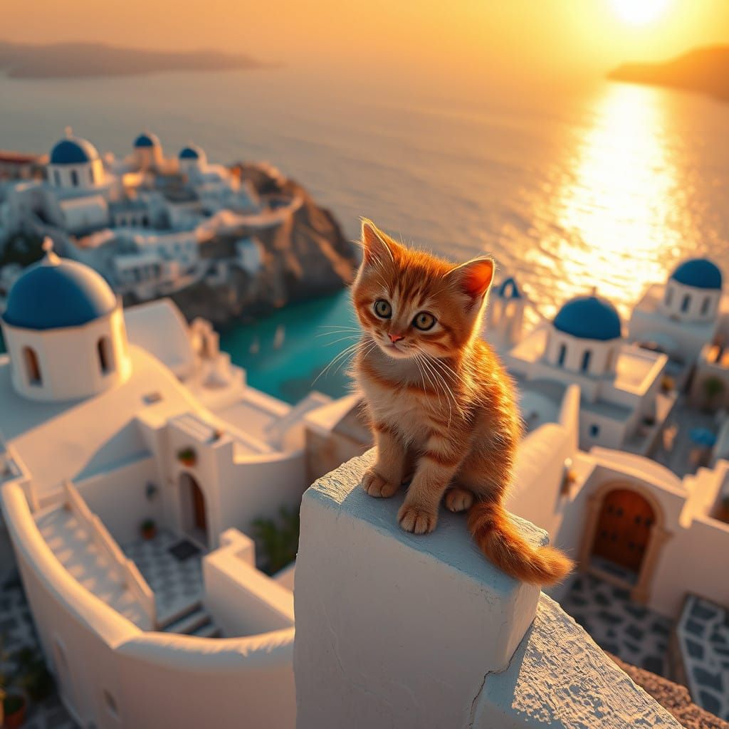 Santorini Sunset Whispers