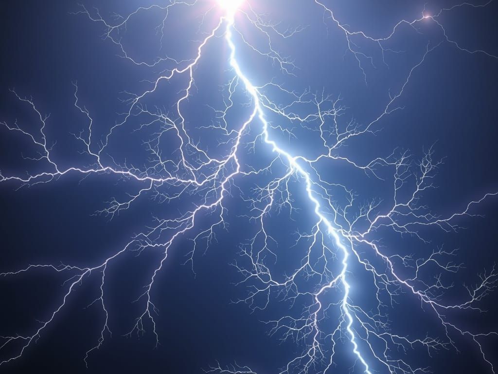 Fractal Beauty of Electric Storms