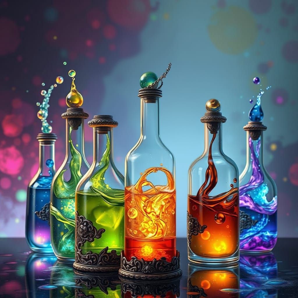 Enchanting Potions with Mysterious Effects