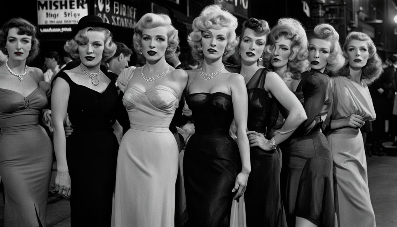 A Mob of Beauties, circa 1953