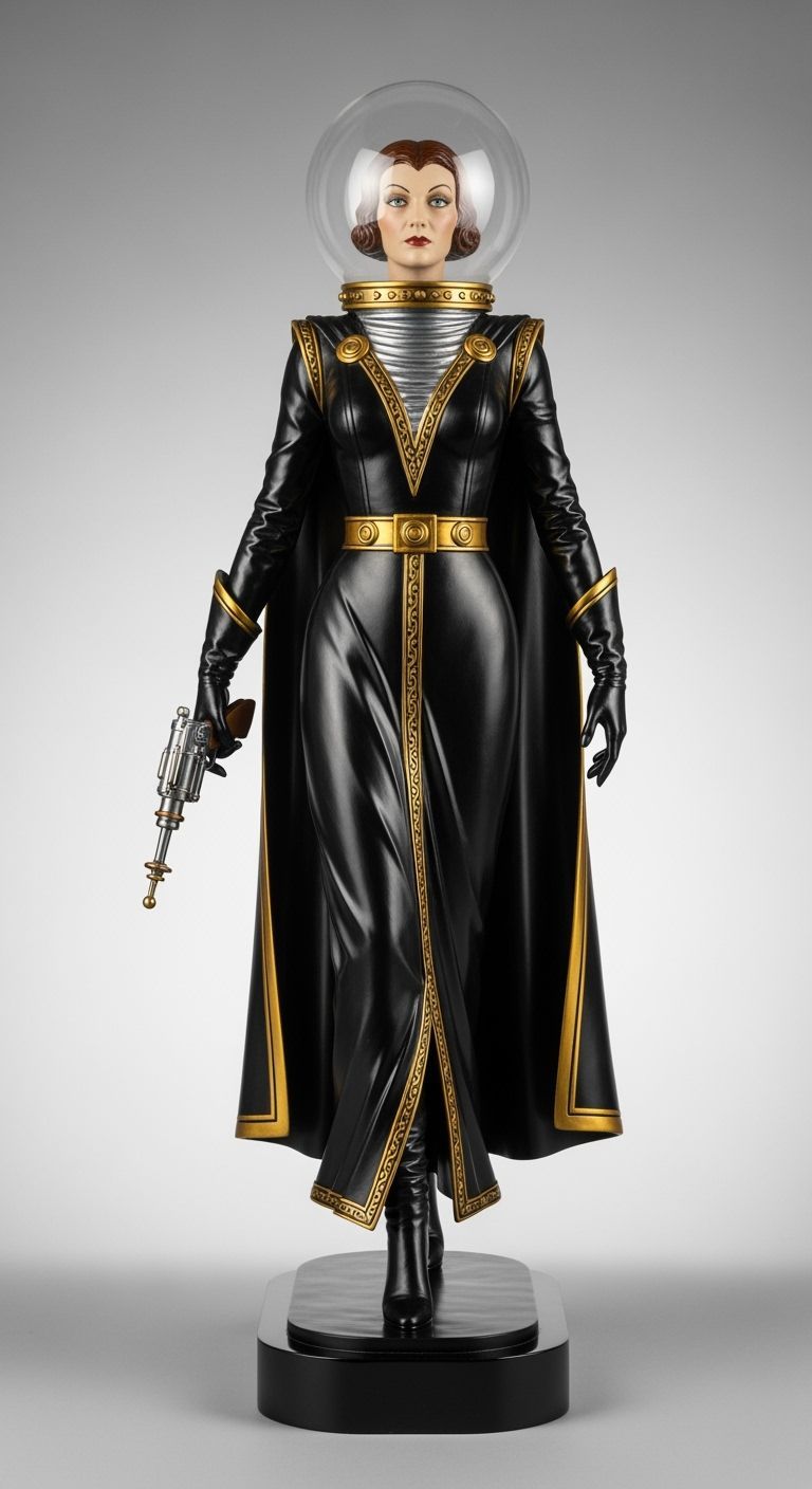 Evil Empress of Ganymede: Vintage Sci-Fi Sculpture