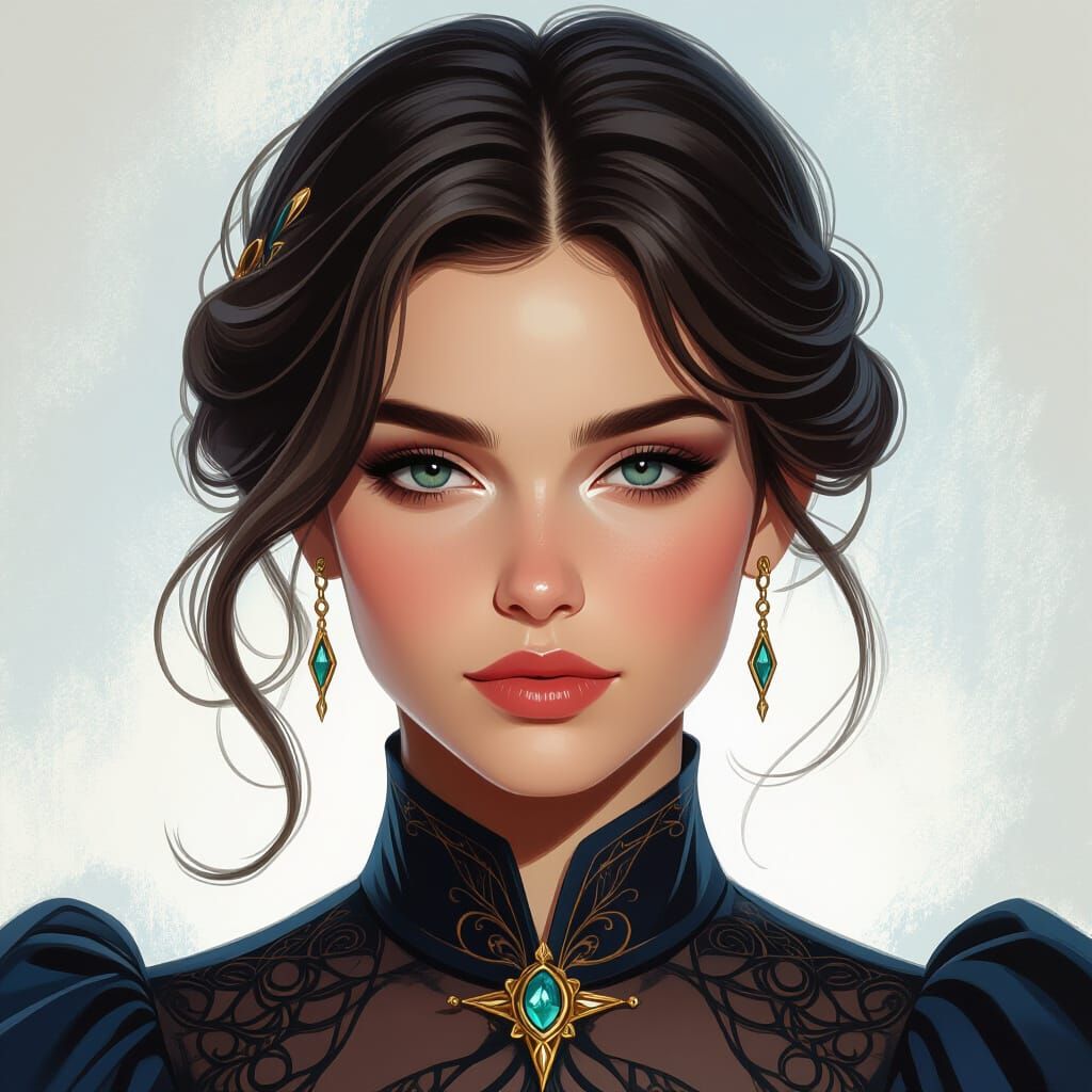 Epic Fantasy Portrait in Dynamic Lighting