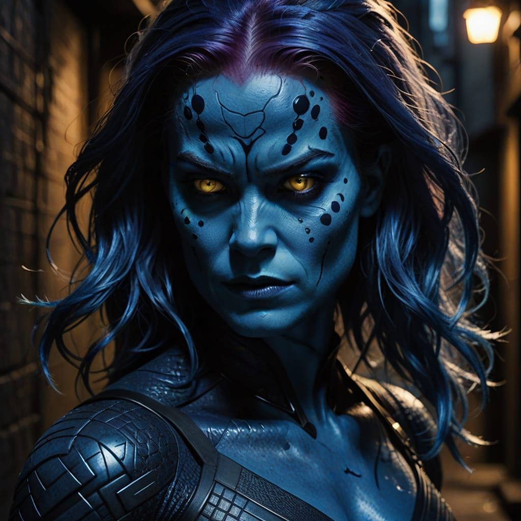 Rebecca Romijn as Mystique in X-Men