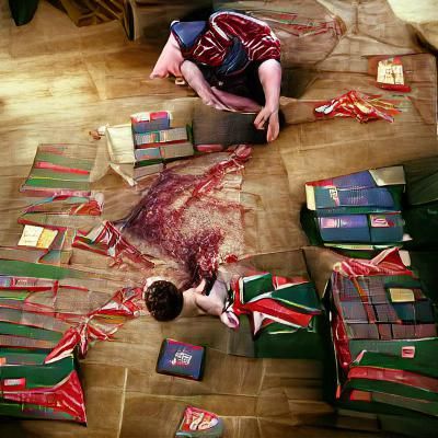 Dudley Dursley's Bloody Christmas Gift Unwrapping