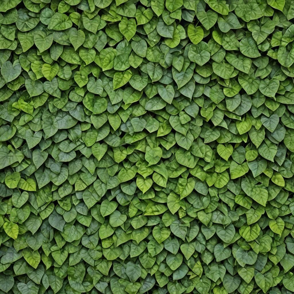 Camouflaged Chameleon in 50 Shades of Green