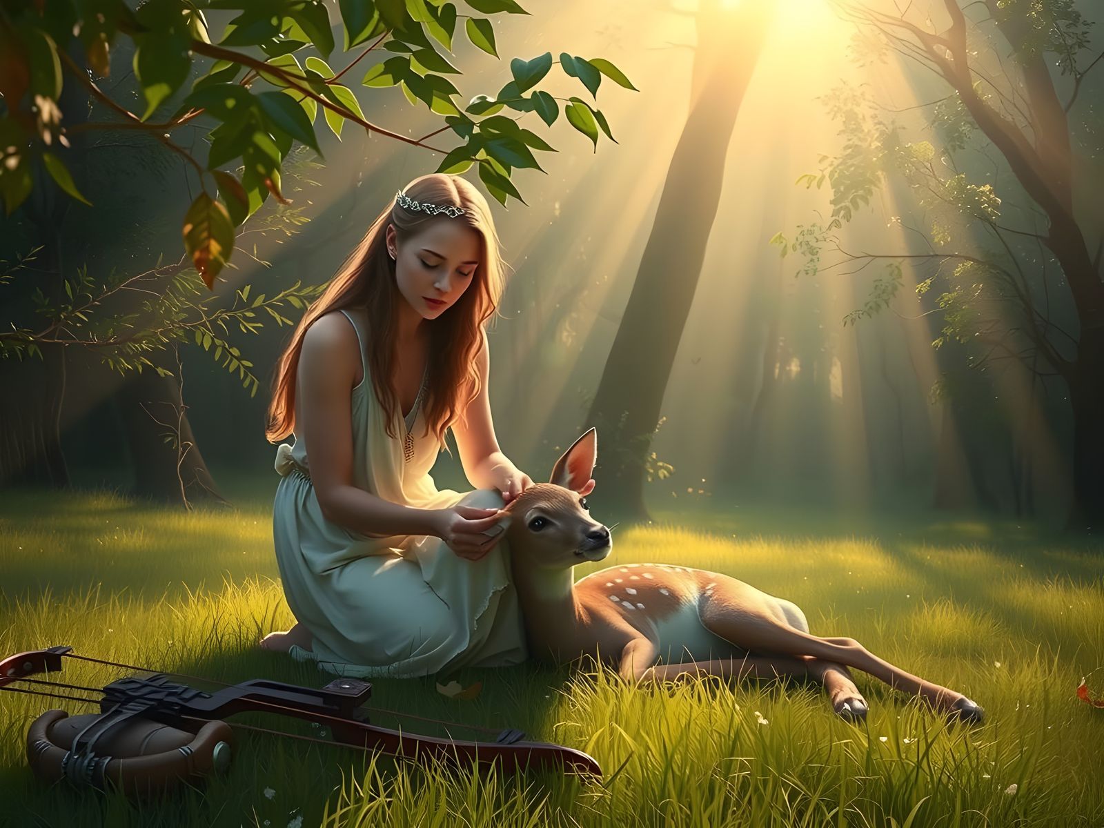 diane, goddess of the hunt changed her mind