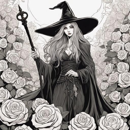 Abstract Minimalist Colorless AI Image