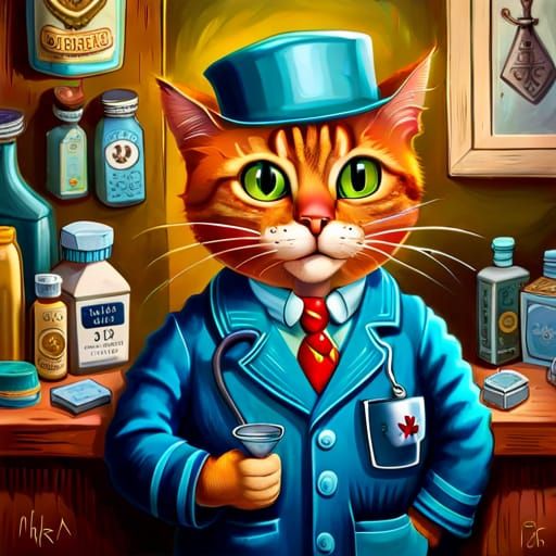 Dr Zeus, Veterinary Surgeon to all animals.