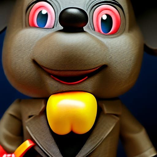 Mickey Mouse as Muppet in Business Suit