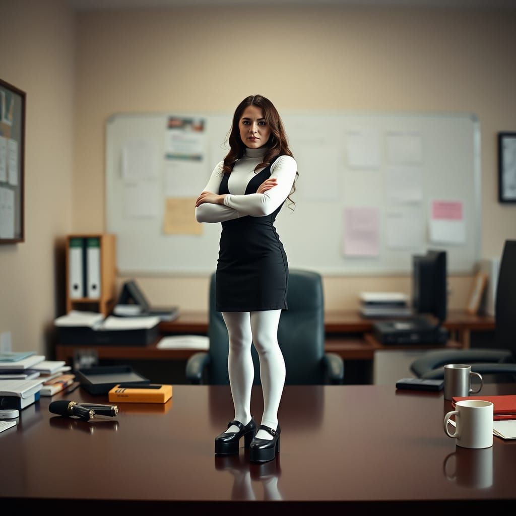 Fit Curvy Superhero Shrinks to Size in Epic Cinematic Still