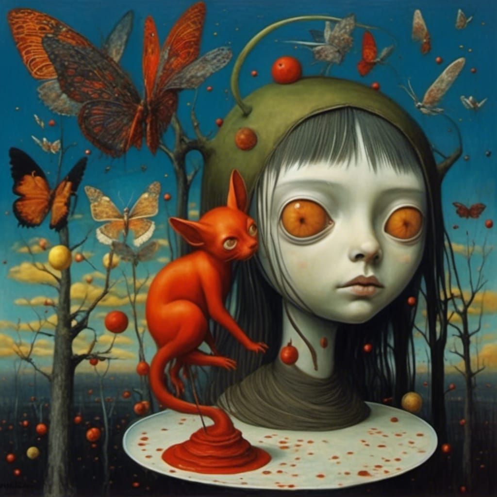 Dark Surreal Landscape