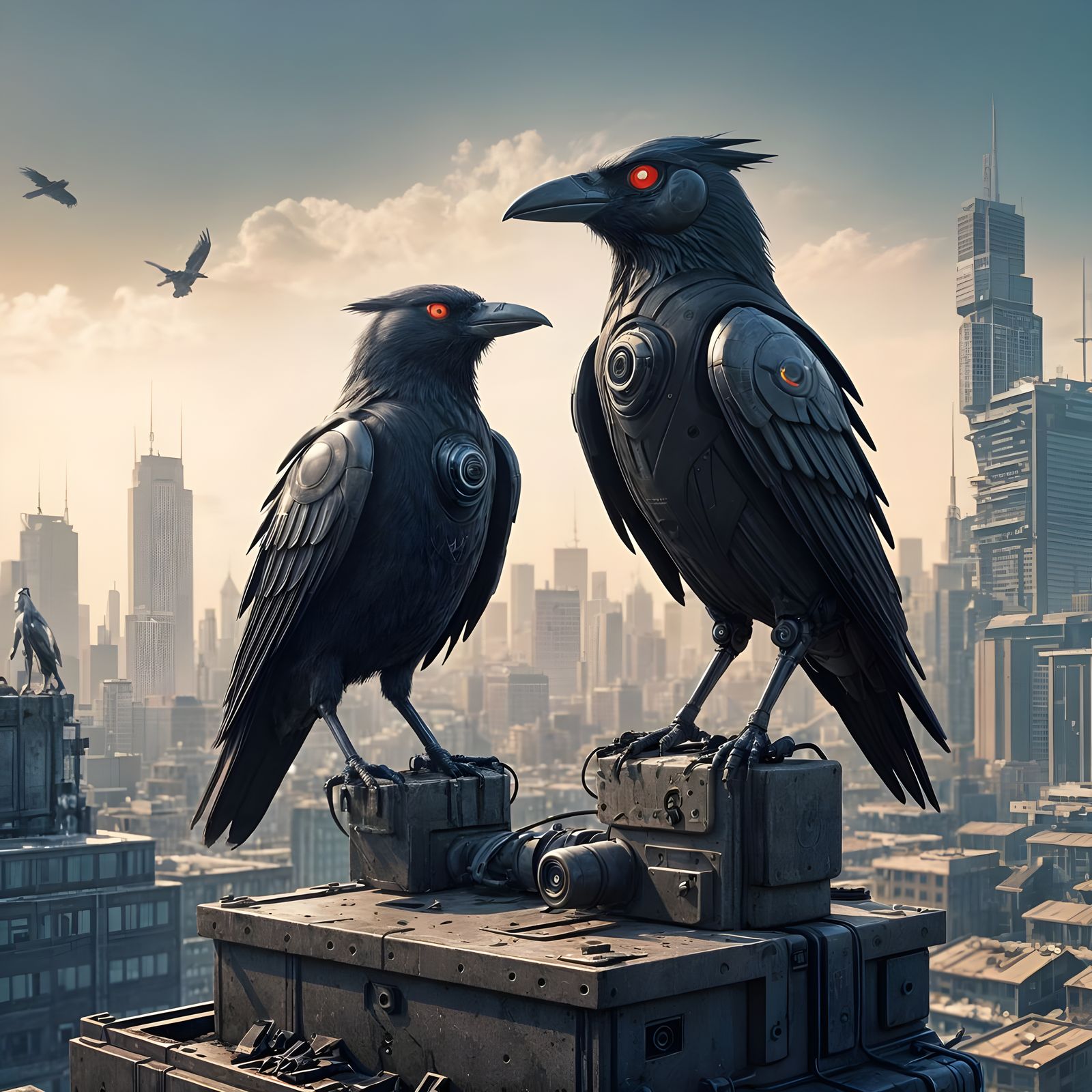 Crow-Bots: The Spies in the Sky