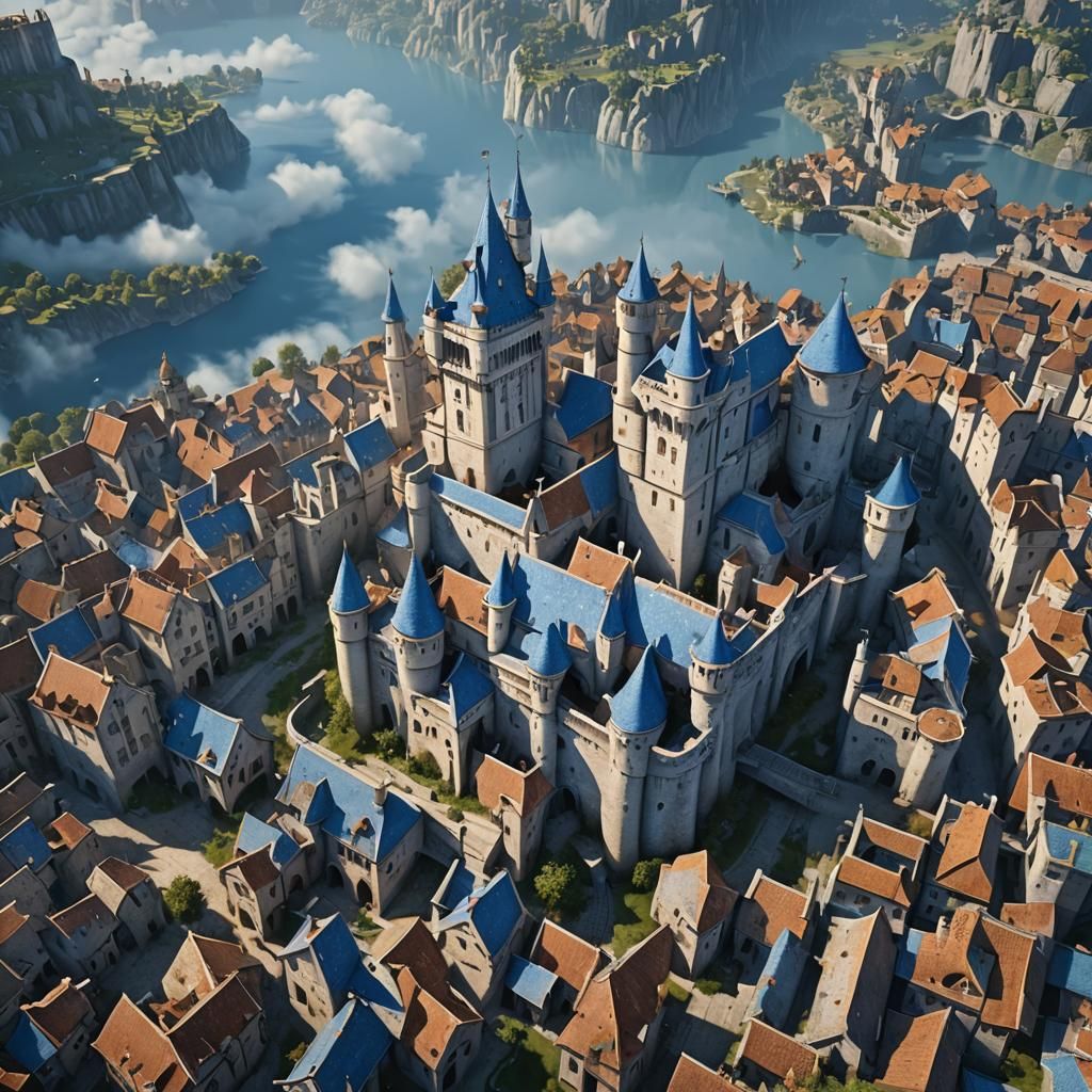 Chess in Medieval Era: Birds and Blue Sky