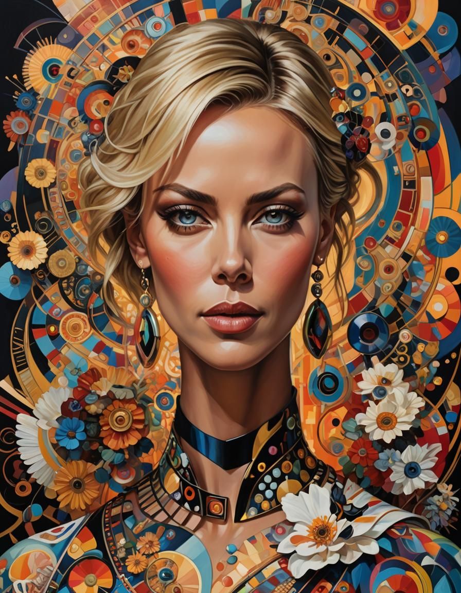 Charleze Jade Theron Pinkett Smith
( blended celebrities fac...