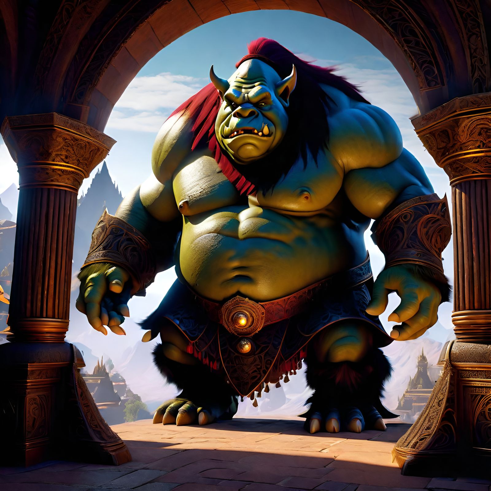 Orc, : Captain of the Guard