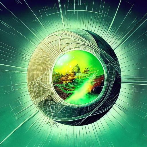 Orb of Memories: Hyperdetailed Sci-Fi Fantasy Art