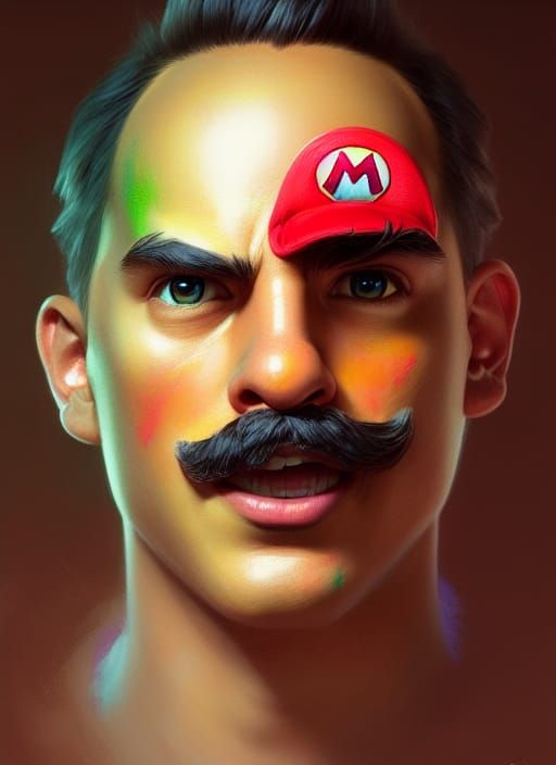 "Luigi...you gave me the wrong mushrooms!"