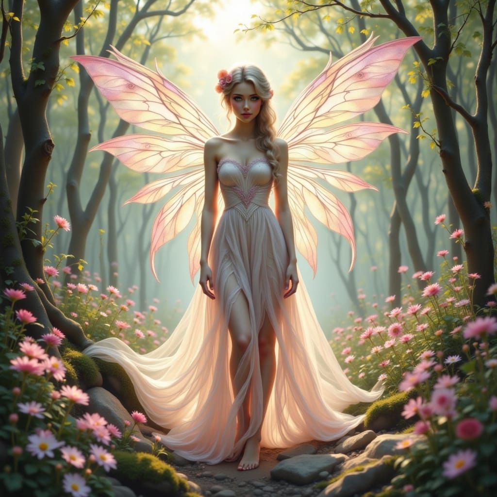 Ethereal Fairy at Threshold of Worlds