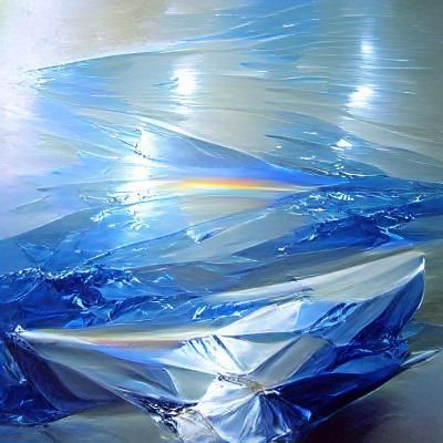 Diamond Rain in Oil Painting Style