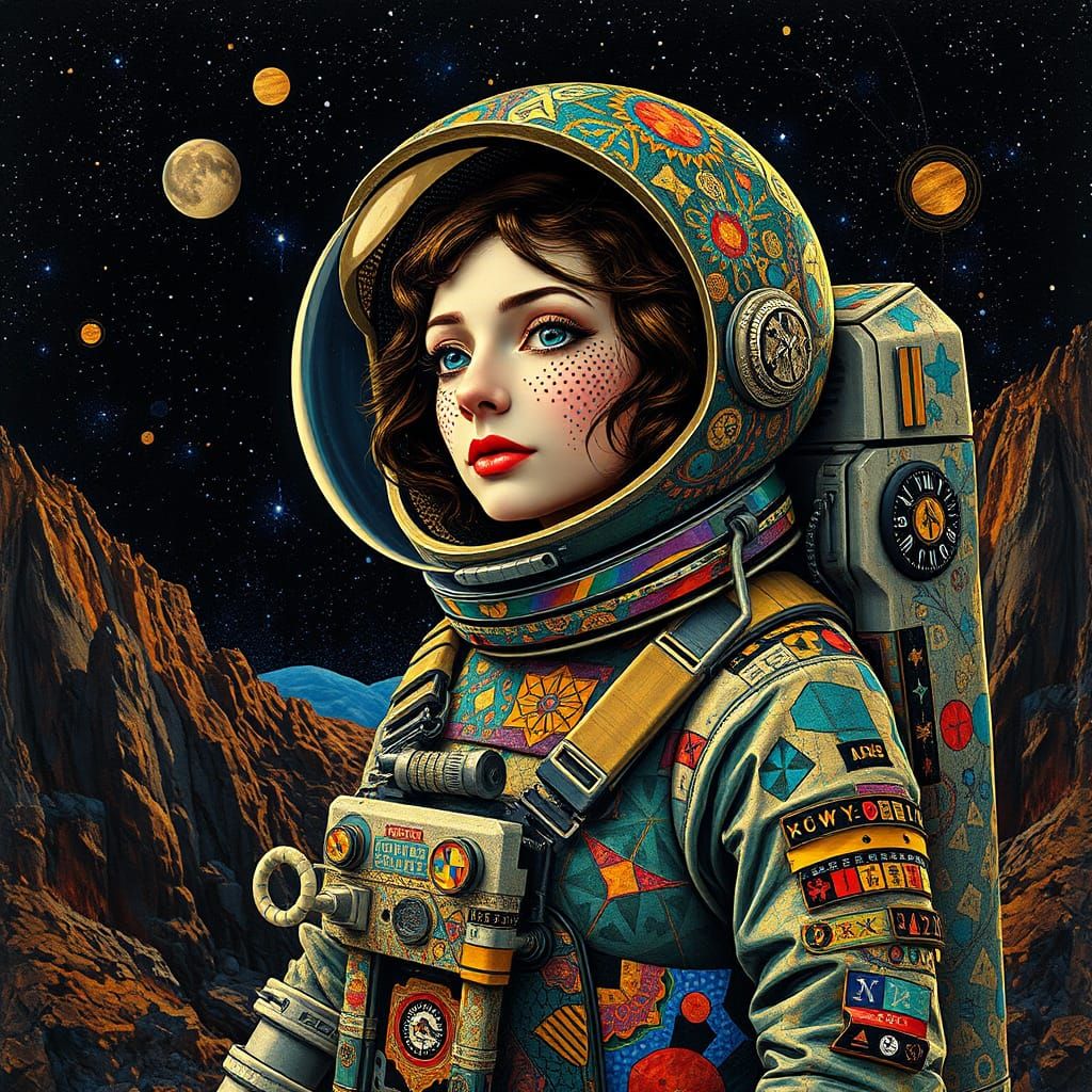 Fractal Goddess in Cosmic Landscape