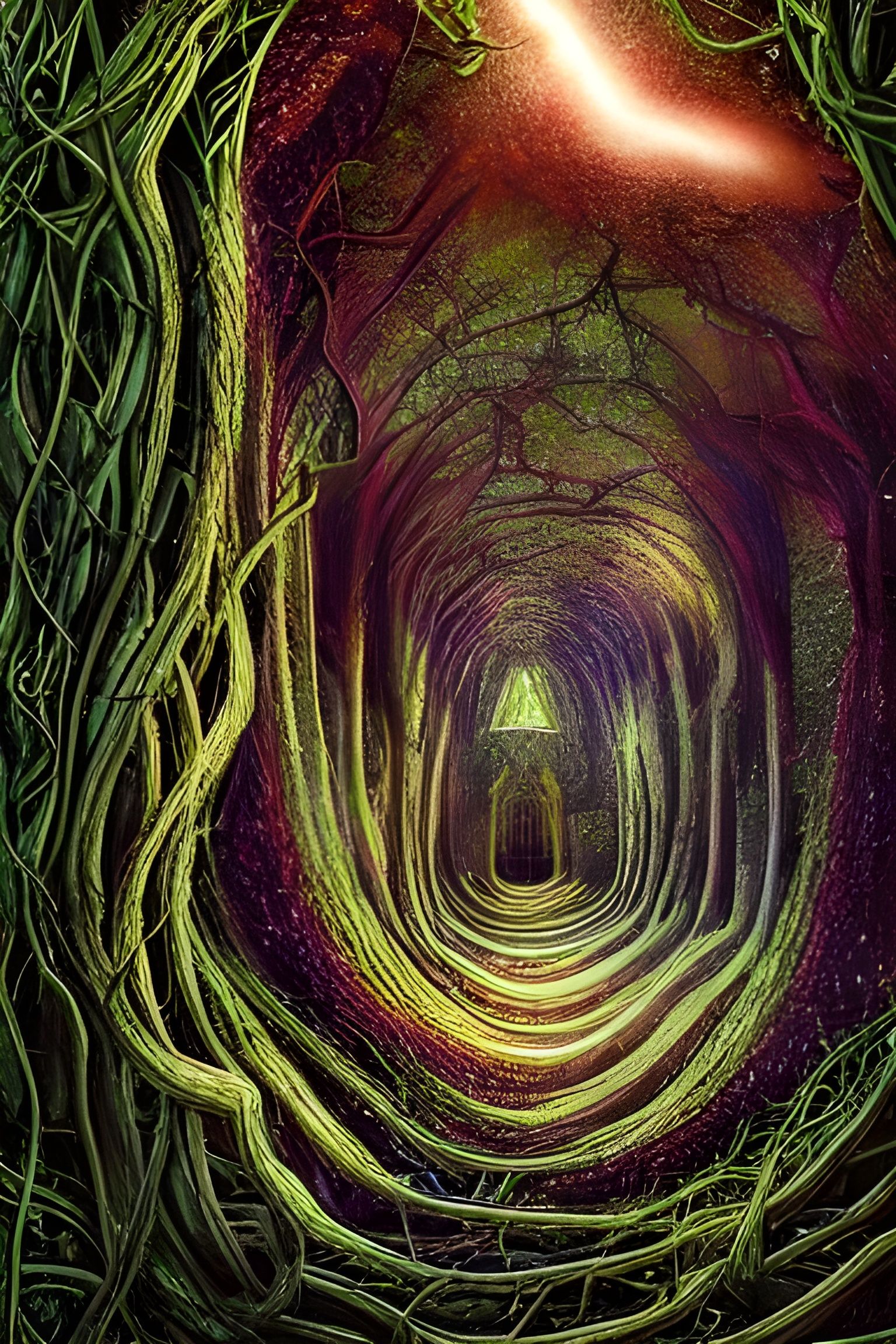 Wizard Breaches Portal to a Magical World