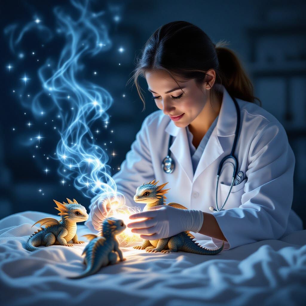 Veterinarian Cares for Dragon Hatchlings in Starlight and Sm...
