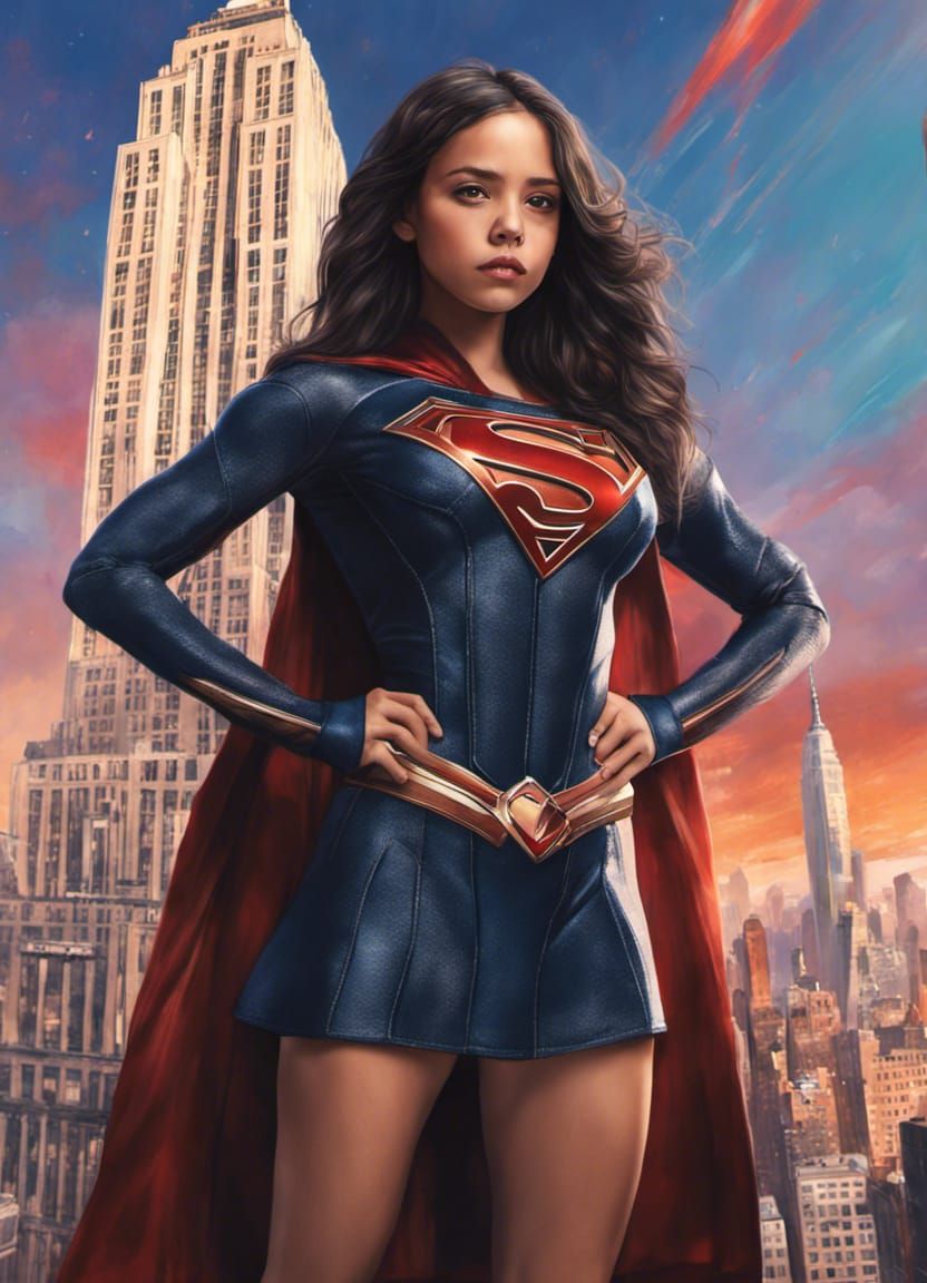 Jenna Ortega supergirl