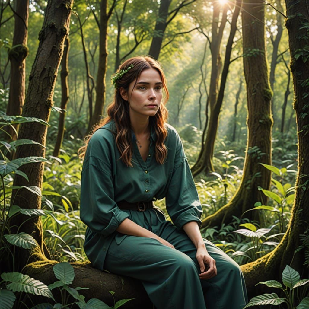 Sensual Moment in a Cozy Room