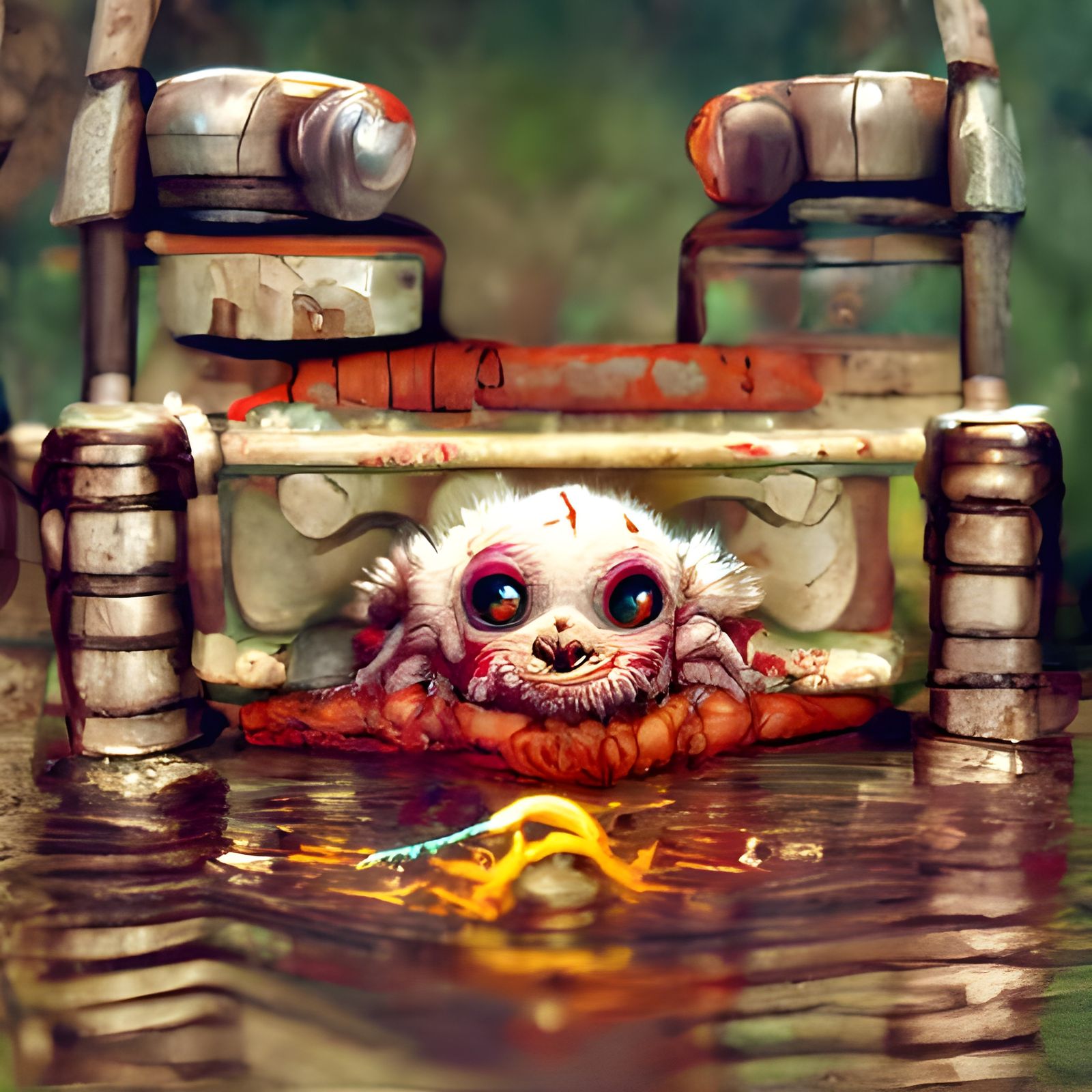 Cute Monster Artwork in Fantasy Style