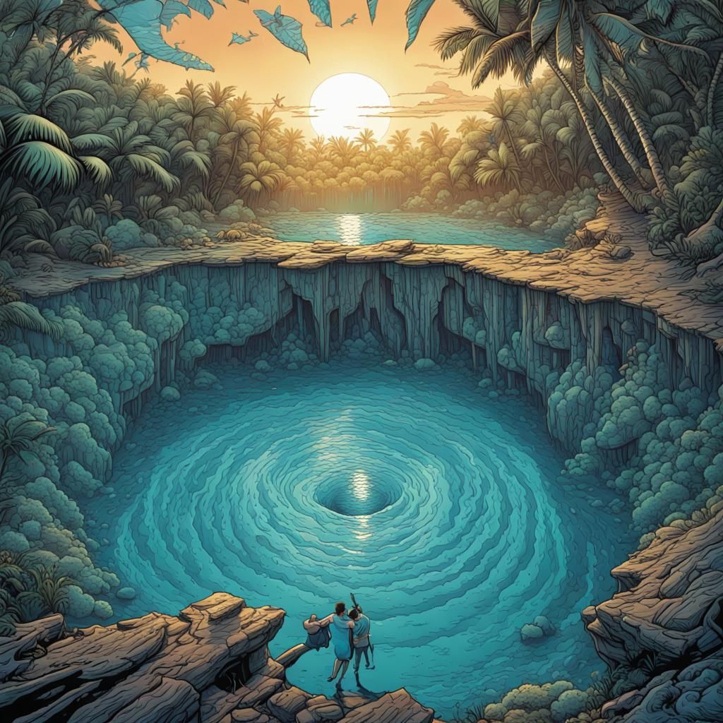 Dean's Blue Hole Long Island Bahamas