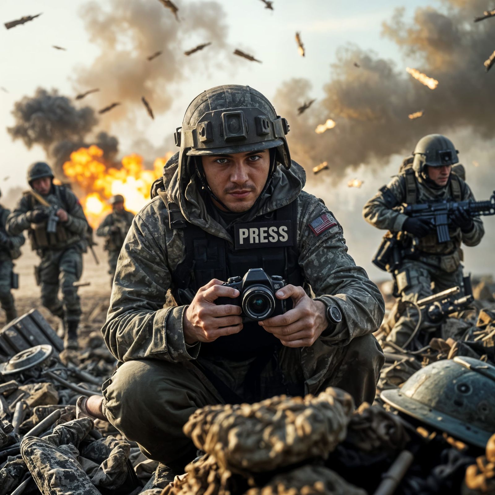 Photojournalist Captures War Zone Chaos