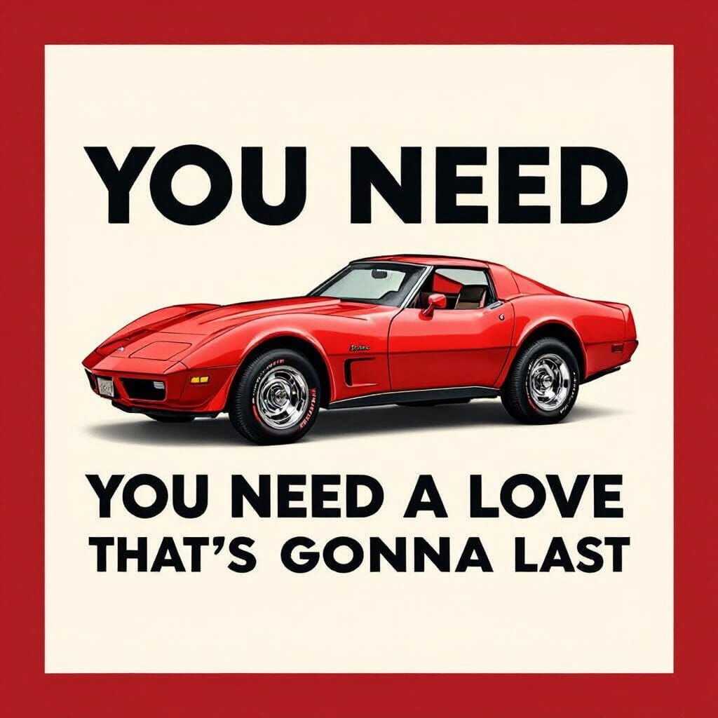 Iconic Red Corvette Embodies Lasting Love