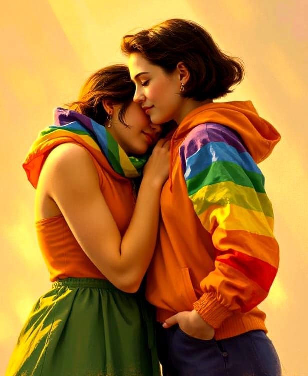 Affirming Love in Golden Light