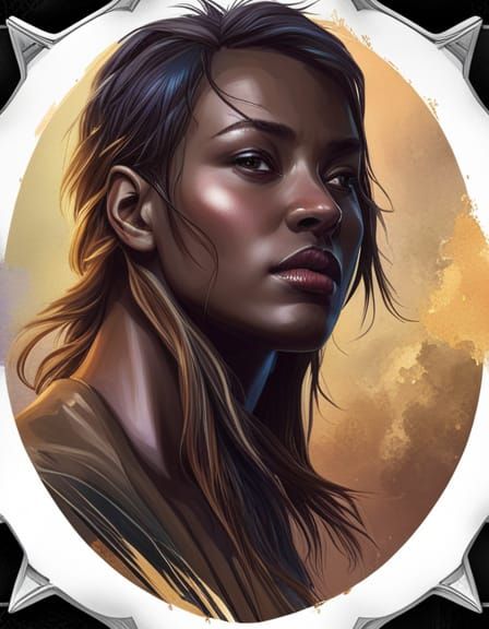 Hyperrealistic Portrait of a Black Brazilian Leader