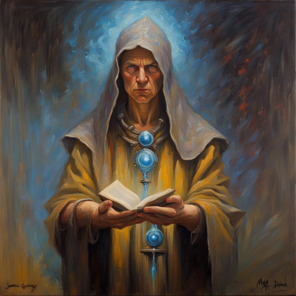 Mage of Mind: Oil Painting Portrait