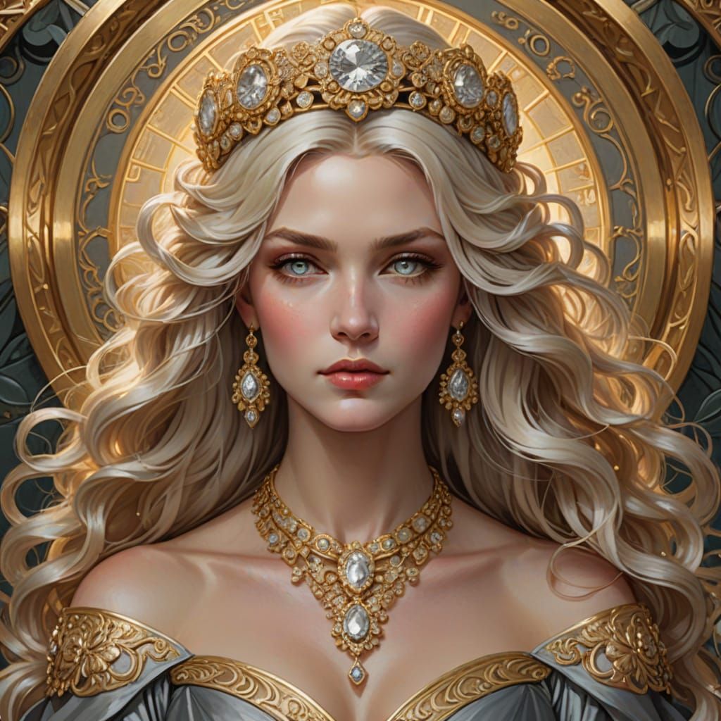 Goddess of Success in Golden Splendor