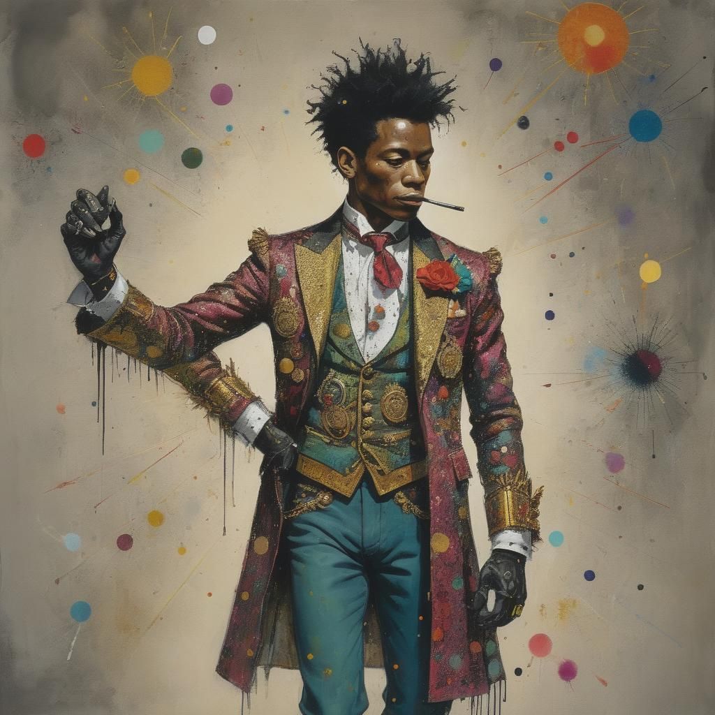 Matador in Alcohol Ink Style