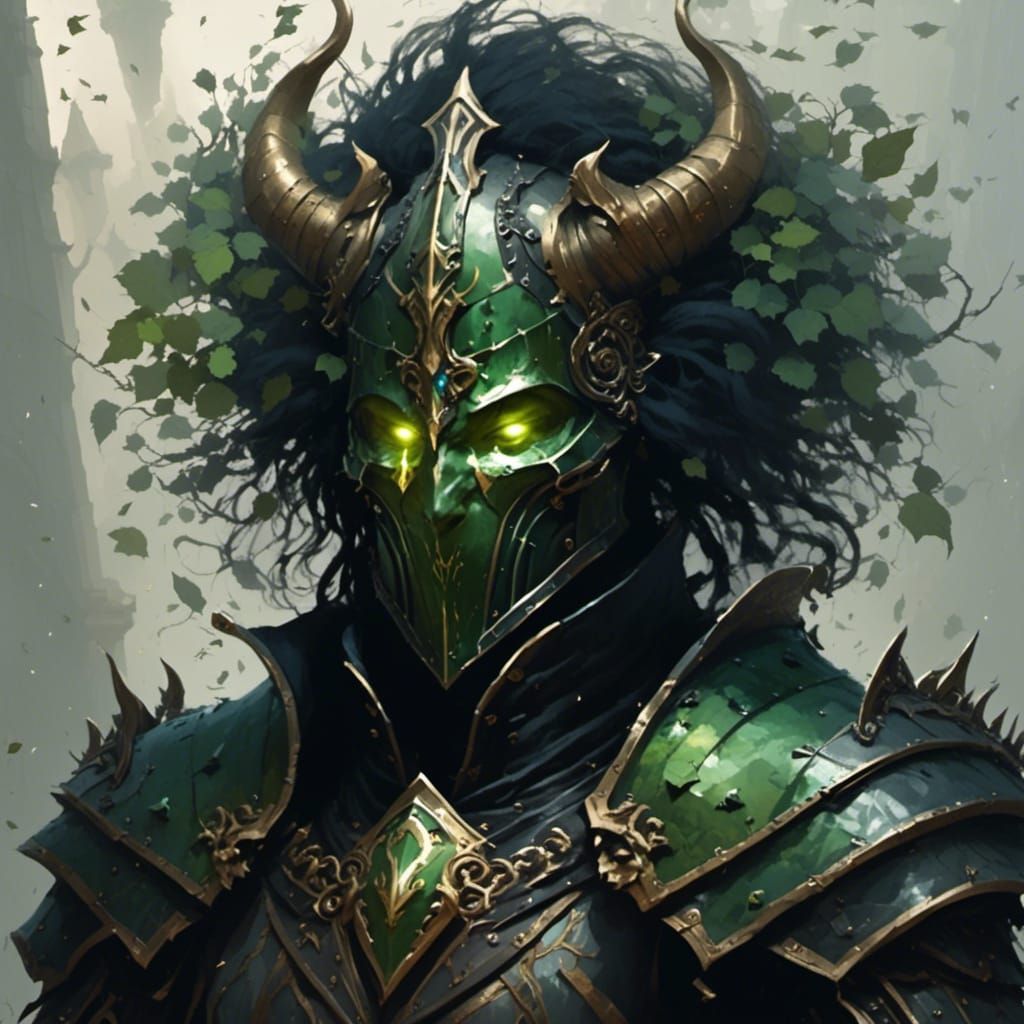 Ominous Rogue in Green and Shadow