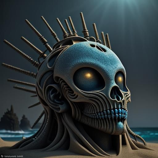 Sandcastle of God by H.R Giger